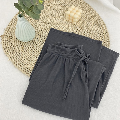 Ženske hlače s vezicama i elastičnim strukom