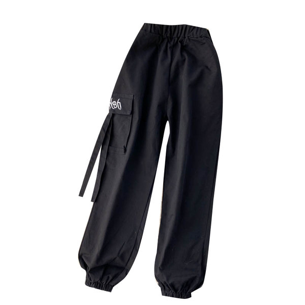 Laisvalaikio moteriškos plačios kelnės su tamprėmis