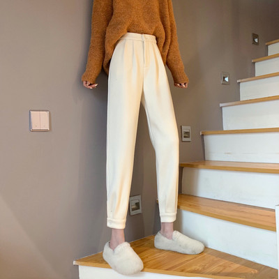 Ежедневен дамски панталон с висока талия -в два цвята