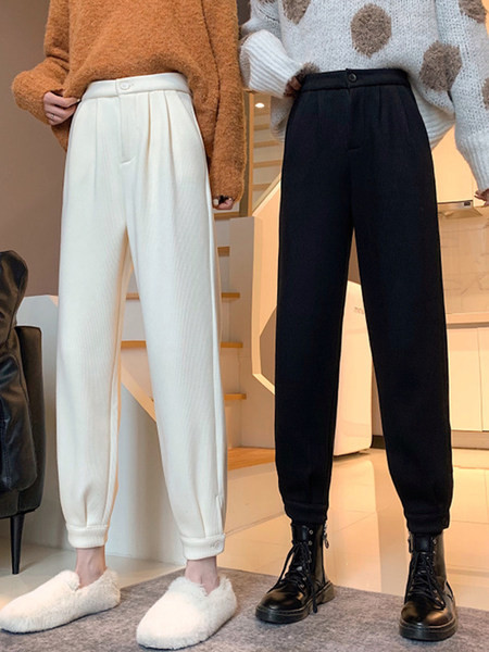 Ежедневен дамски панталон с висока талия -в два цвята