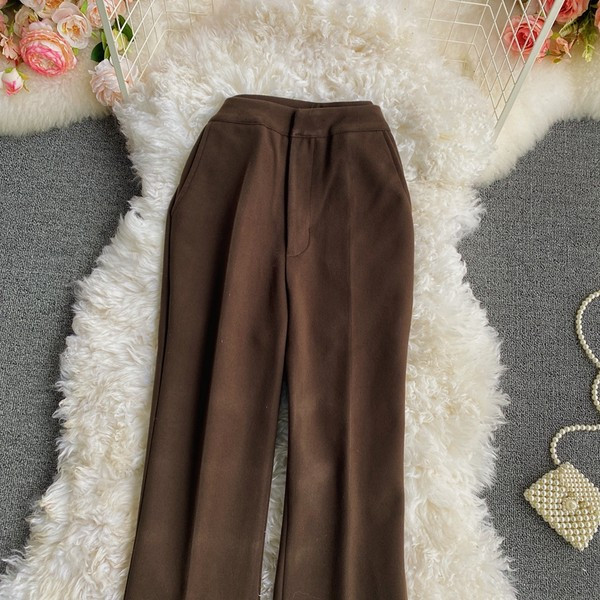 Дамски панталон тип чарлстон с висока талия