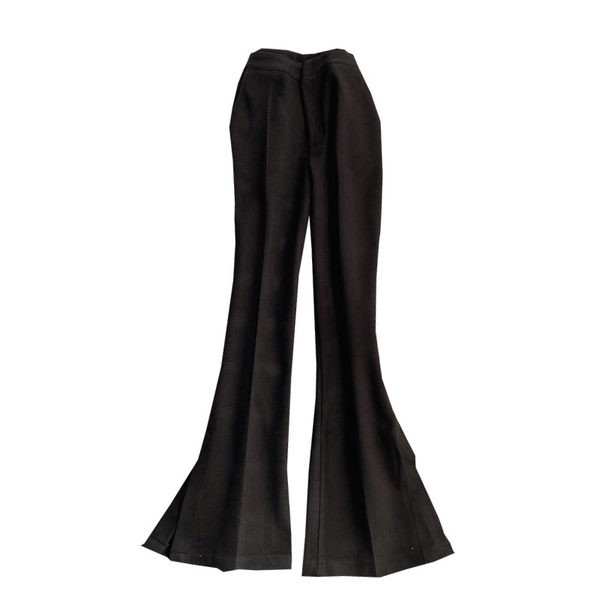 Дамски панталон тип чарлстон с висока талия