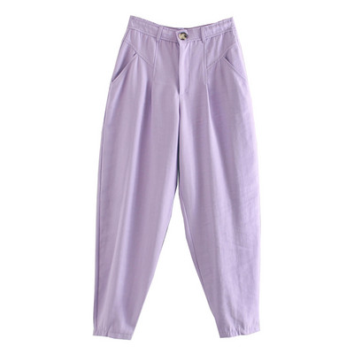 Pantaloni largi de dama cu bustiera