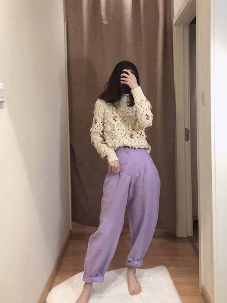 Pantaloni largi de dama cu bustiera