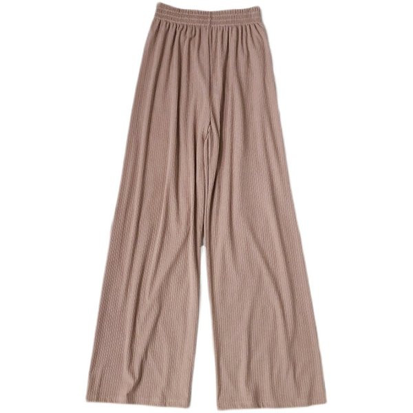 Pantaloni casual dama-stil retro cu talie inalta