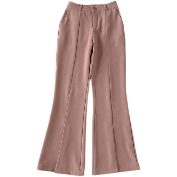 Pantaloni de dama cu nasturi si crapaturi