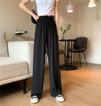 Moteriškos šilkinės kelnės su raišteliais