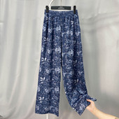 Pantaloni de dama colorati cu talie elastica