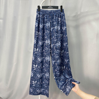 Pantaloni de dama colorati cu talie elastica