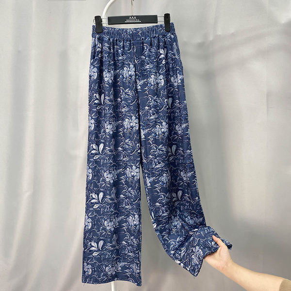 Pantaloni de dama colorati cu talie elastica