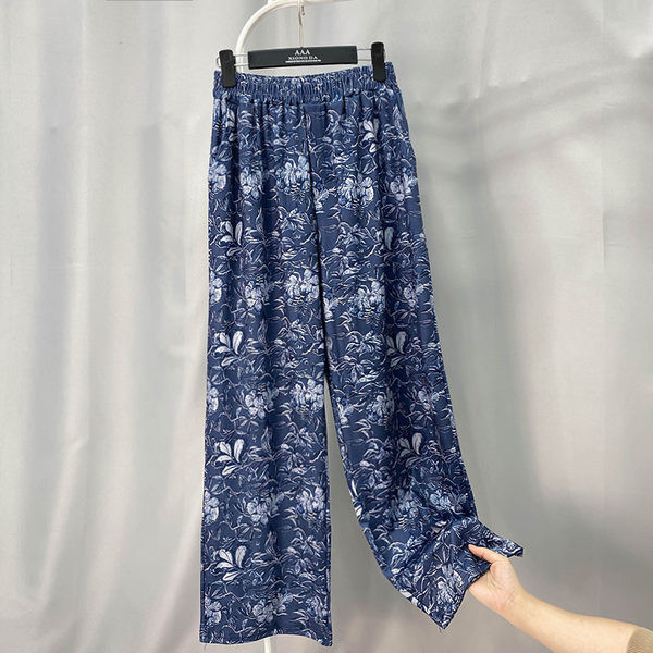 Pantaloni de dama colorati cu talie elastica