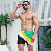 Vīriešu pludmales šorti - 3 modeļi ar saitēm