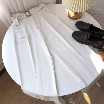 Pantaloni eleganti de dama cu curea