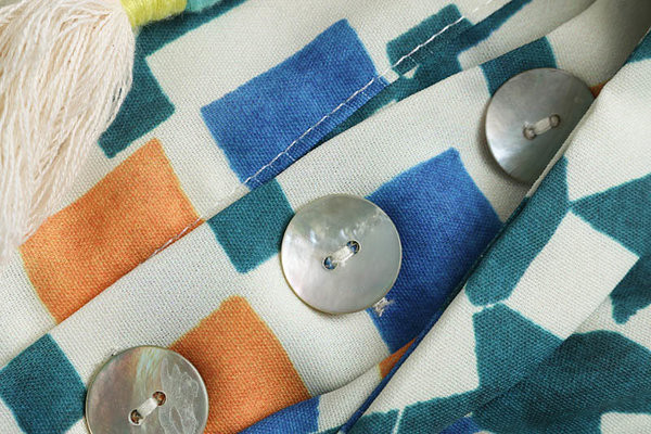 Ženske široke hlače s uzorkom