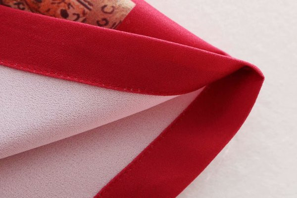 Pantaloni moderni model lat cu talie elastica si model floral