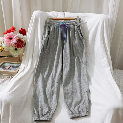 Pantaloni lungi dama casual cu elastic