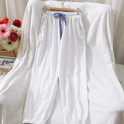 Pantaloni lungi dama casual cu elastic