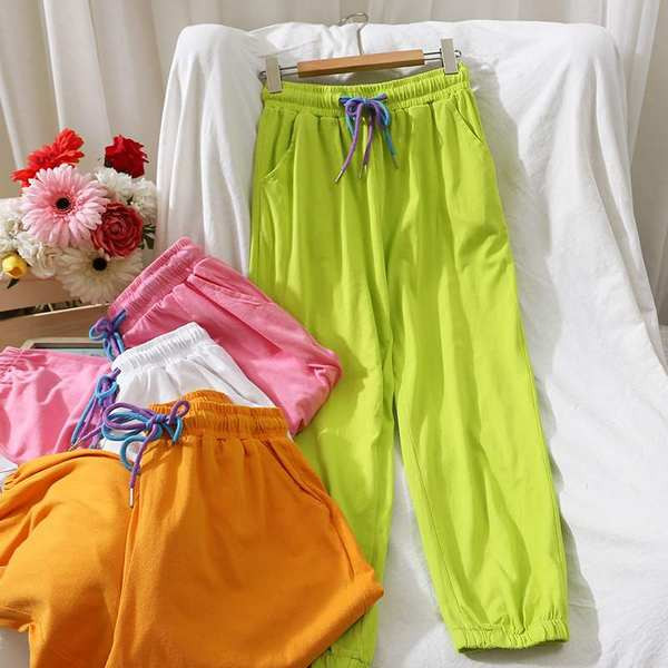 Pantaloni lungi dama casual cu elastic