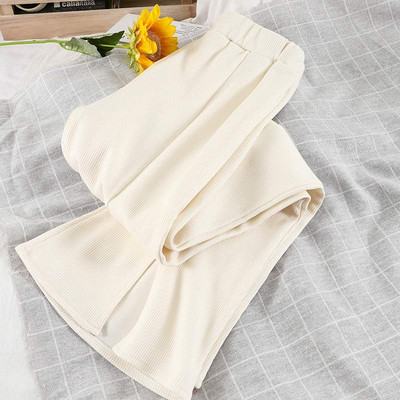 Дамски панталон с висока  талия -  прав модел