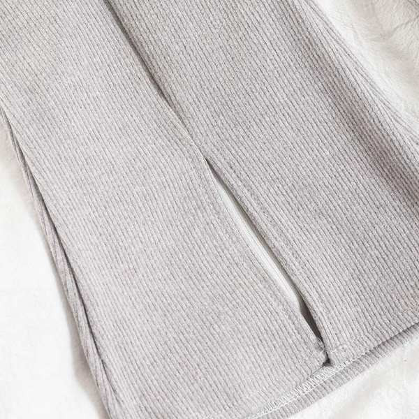 Дамски панталон с висока  талия -  прав модел