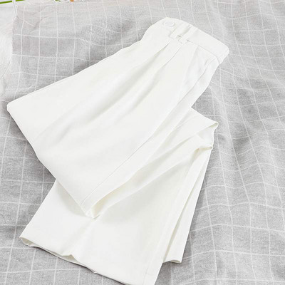 Pantaloni de dama cu talie inalta - model larg