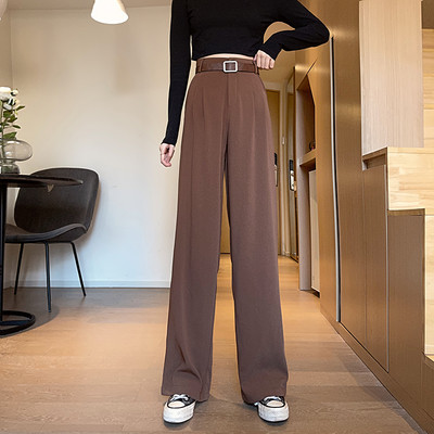 Model nou de pantaloni de dama cu talie inalta si buzunare