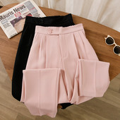 Pantaloni de dama cu buzunar si nasturi in doua culori