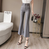 Pantaloni eleganti de dama 7/8 cu nasturi