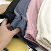 Pantaloni casual dama cu elastic - talie inalta