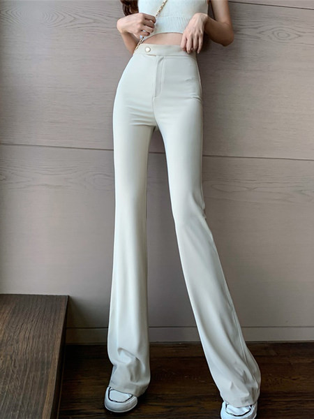 Model nou de pantaloni de dama tip Charleston cu talie inalta