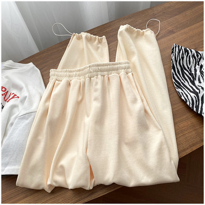 Pantaloni casual dama cu elastic - model lat