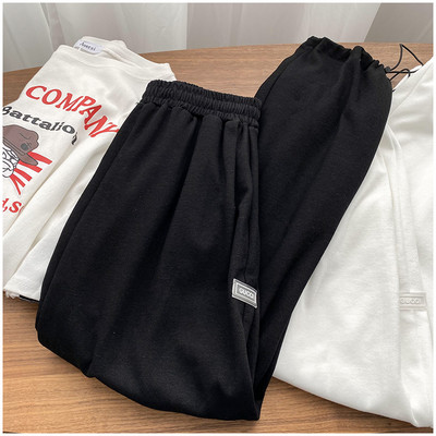 Pantaloni casual dama cu elastic - model lat