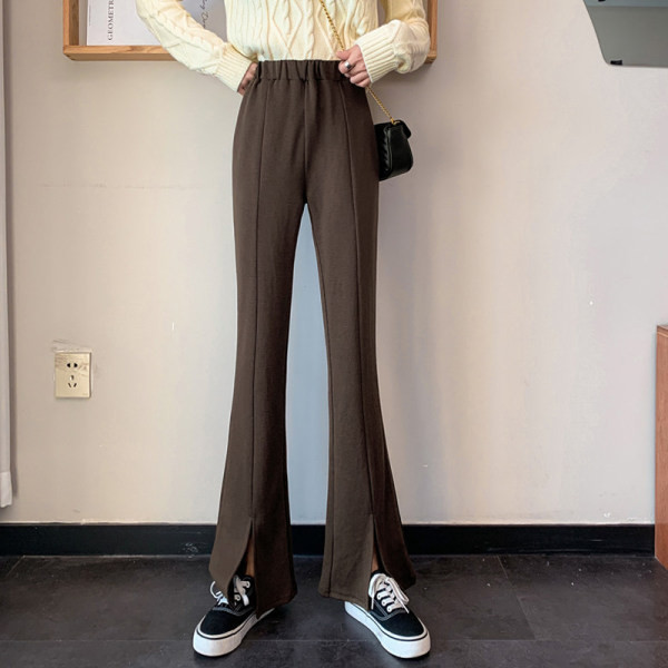 Ležerne ženske hlače s elastičnim strukom u tri boje