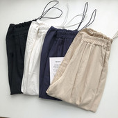 Casual γυναικείο παντελόνι με ελαστικό και κορδόνια