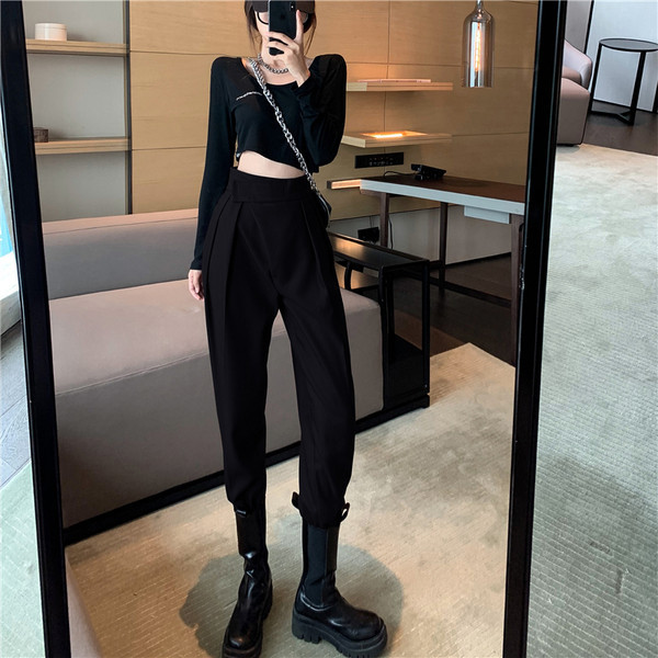 Model nou de pantaloni de dama cu buzunare