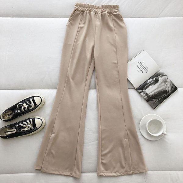 Pantaloni casual dama cu elastic