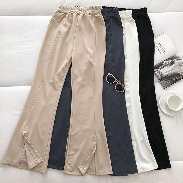 Pantaloni casual dama cu elastic