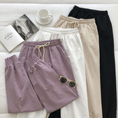 Ежедневен дамски панталон  с ластик на талията