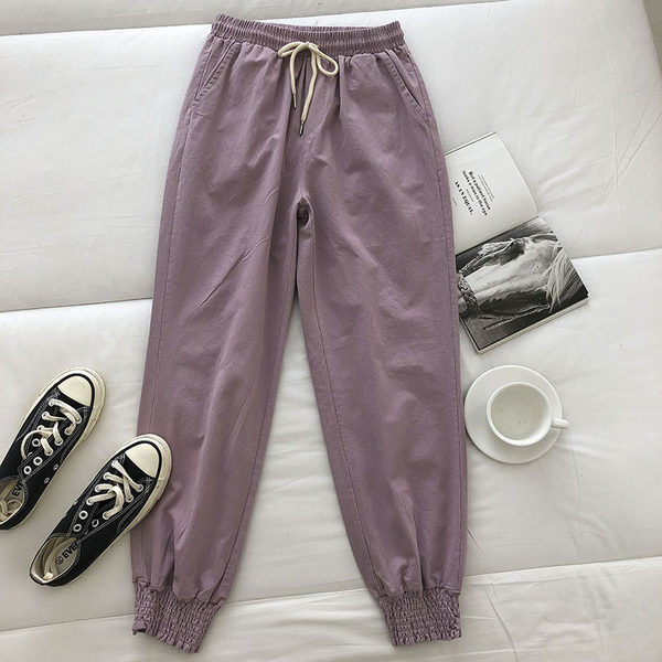 Ежедневен дамски панталон  с ластик на талията