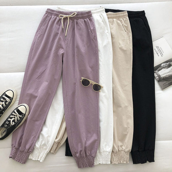 Ежедневен дамски панталон  с ластик на талията