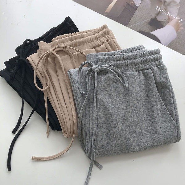 Pantaloni casual dama cu cravate si buzunar