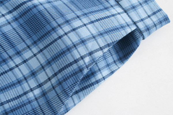 Дамски кариран панталон прав модел