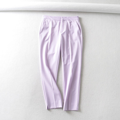 Pantaloni drepti eleganti de dama cu buzunare