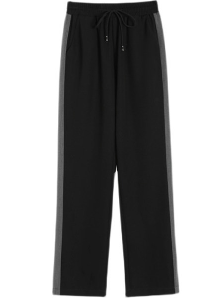 Ženske ležerne hlače s rubovima i visokim strukom