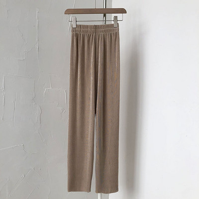 Ежедневен дамски панталон от кадифе с ластик