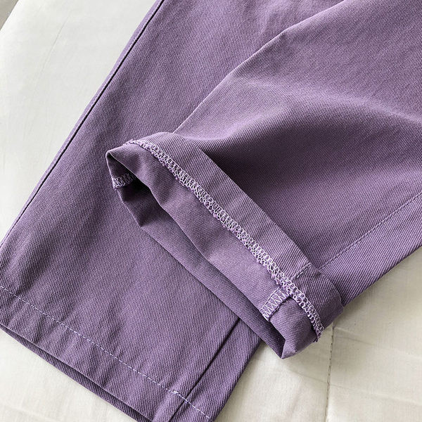 Pantaloni de dama cu elastic si talie inalta