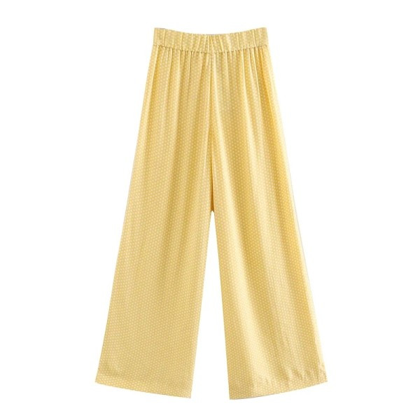 Широк модел ежедневен панталон с талия