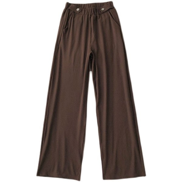 Pantaloni casual dama cu talie elastica