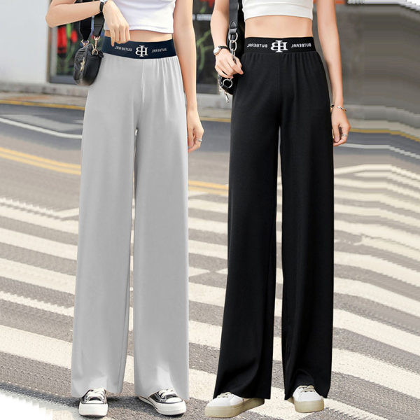 Moteriškos plačios kelnės su tamprėmis