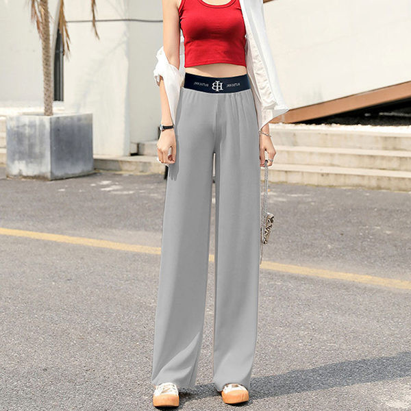 Moteriškos plačios kelnės su tamprėmis